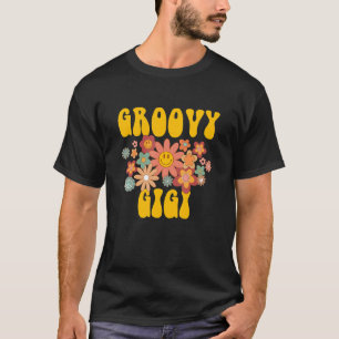 Camiseta Familia Retro Groovy Gigi Matching 1er cumpleaños