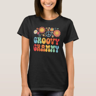 Camiseta Familia Retro Groovy Grammy Matching 1er cumpleaño