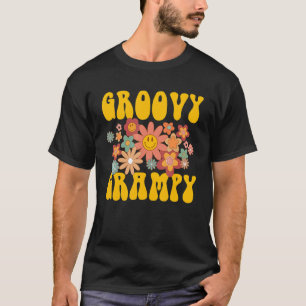 Camiseta Familia Retro Groovy Grampy Mating 1er cumpleaños 