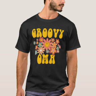 Camiseta Familia Retro Groovy Oma coincidente 1er cumpleaño