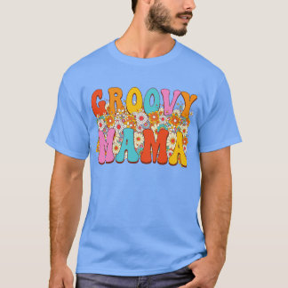 Camiseta Familia Retro Mama Cumpleaños Ropa Hippie de los a