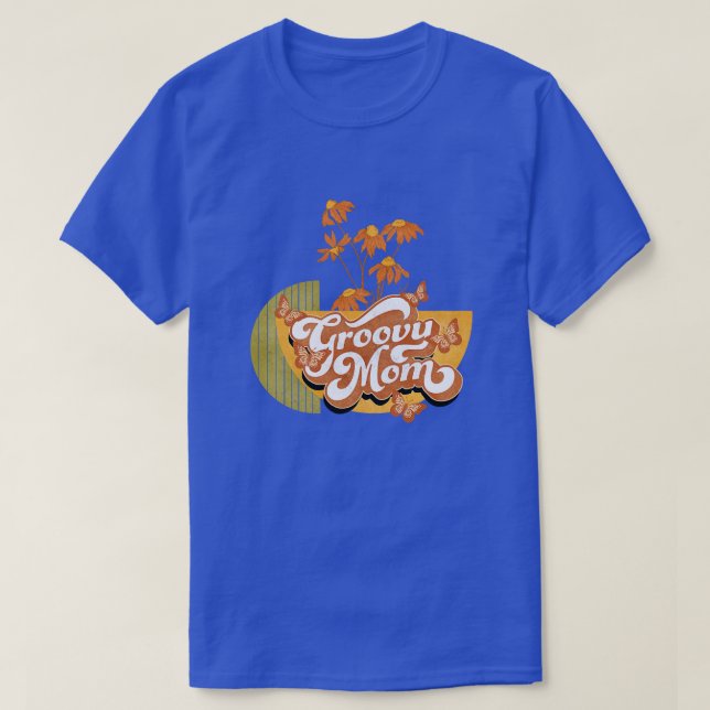 Camiseta Familia Retro Mama Cumpleaños Ropa Hippie de los a (Diseño del anverso)