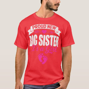 Camiseta Familia Retro Orgullosa Nueva Gran Hermana Es Un G