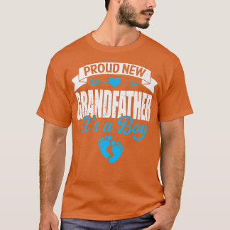 Camiseta Familia Retro Orgulloso Nuevo Abuelo Es Un Muchach