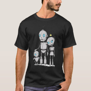 Camiseta Familia Robots Papá Mamá Niño Robó Robotics 1