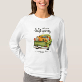 Camiseta Familia Rustic Green Farm Truck