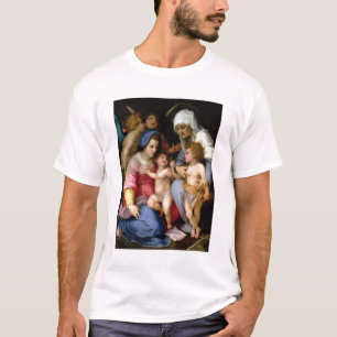 Camiseta Familia santa con los ángeles, c.1515-16 (aceite