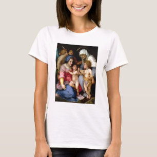 Camiseta Familia santa con los ángeles, c.1515-16 (aceite