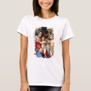 Camiseta Familia santa con los ángeles, c.1515-16 (aceite