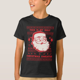 Camiseta Familia Santa Xmas no tan feo Navidades