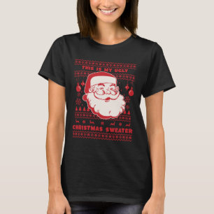 Camiseta Familia Santa Xmas no tan feo Navidades