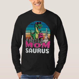Camiseta Familia Saurus de Momsaurus T Rex Dinosaur