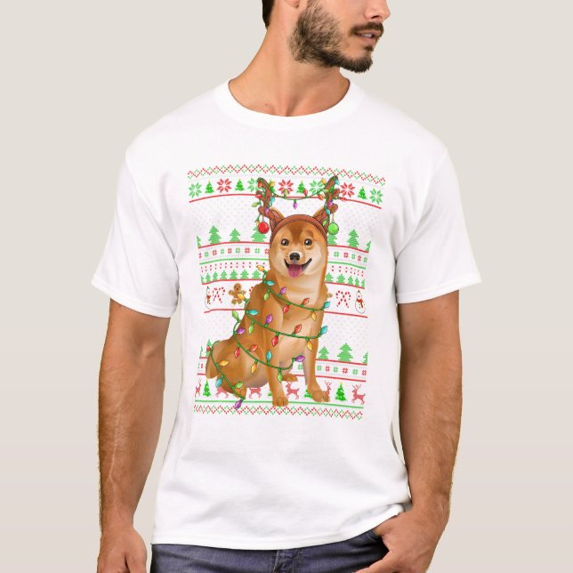 Camiseta Familia Shiba Inu Perro Lover (Anverso)