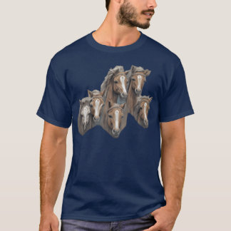 Camiseta Familia Si Beautiful Horses