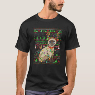 Camiseta Familia siamesa de amante del gato al juego gato s