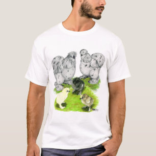 Camiseta Familia Silkie Bantam Splash
