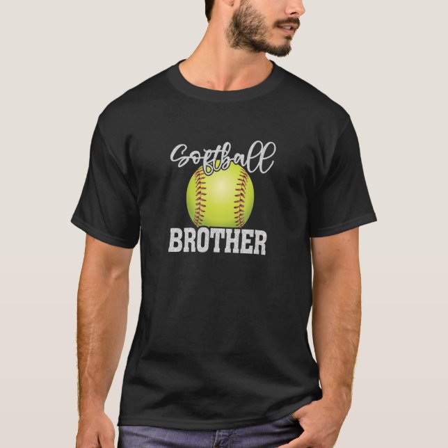 Camiseta Familia Softball Brother Vintage (Anverso)