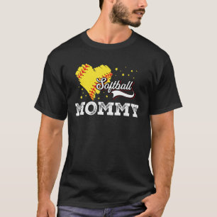 Camiseta Familia Softball Palyer Mommy Softball Mother Gran