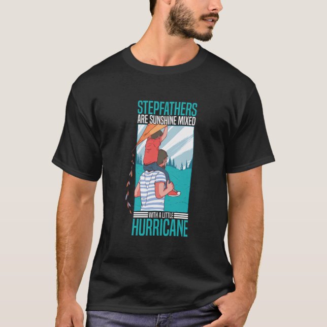 Camiseta Familia Stepfather Relación con Papá Blended Paren (Anverso)