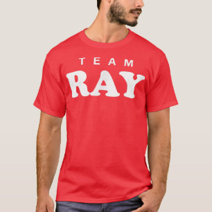 Camiseta Familia Team Ray Personalizada Surname Bride Groom