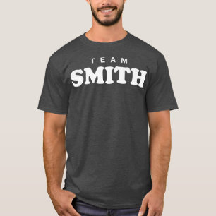Camiseta Familia Team Smith Personalizada Surname Bride Gro