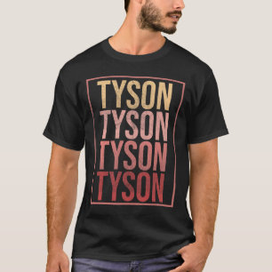 Camiseta Familia Team Tyson Nombre personalizado Groovy Vin