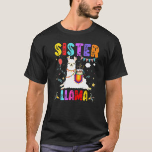 Camiseta Familia Temática B De La Llama De La Hermana