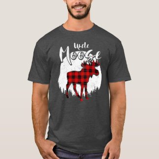 Camiseta Familia Tío Moose Red Plaid Buffalo Matanza