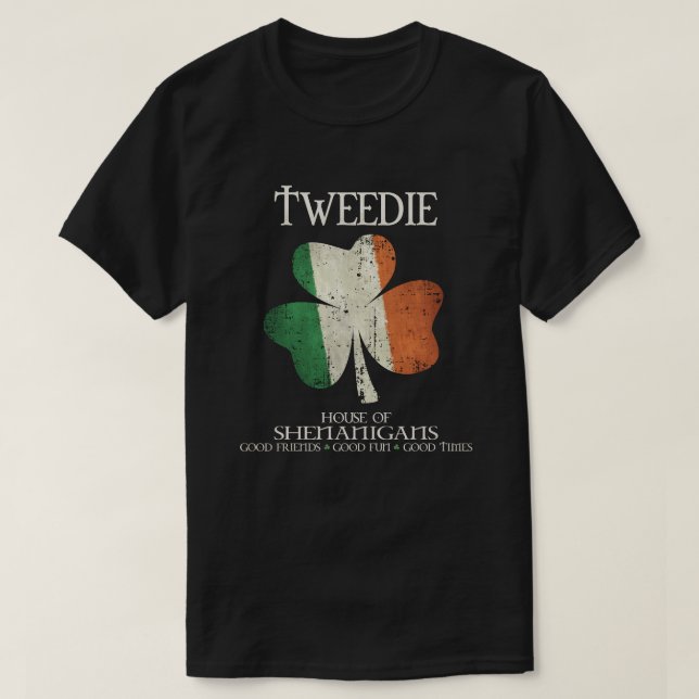 Camiseta Familia Tweedie Irlanda casa irlandesa de sh (Diseño del anverso)
