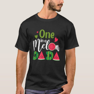 Camiseta Familia Uno En Una Fiesta De Cumpleaños De Melón D