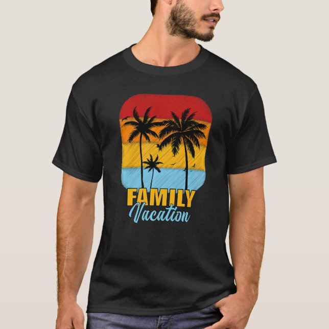 Camiseta Familia Vacaciones 2022 Beach Tropical Matching Gr (Anverso)