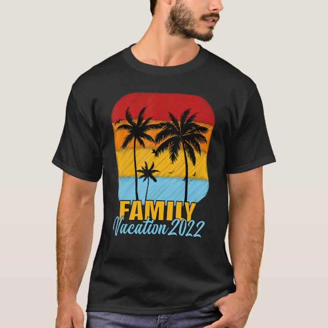 Camiseta Familia Vacaciones 2022 Beach Tropical Matching Gr (Anverso)