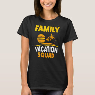 Camiseta Familia Vacaciones Escuadrón de Viajes Feriados Re