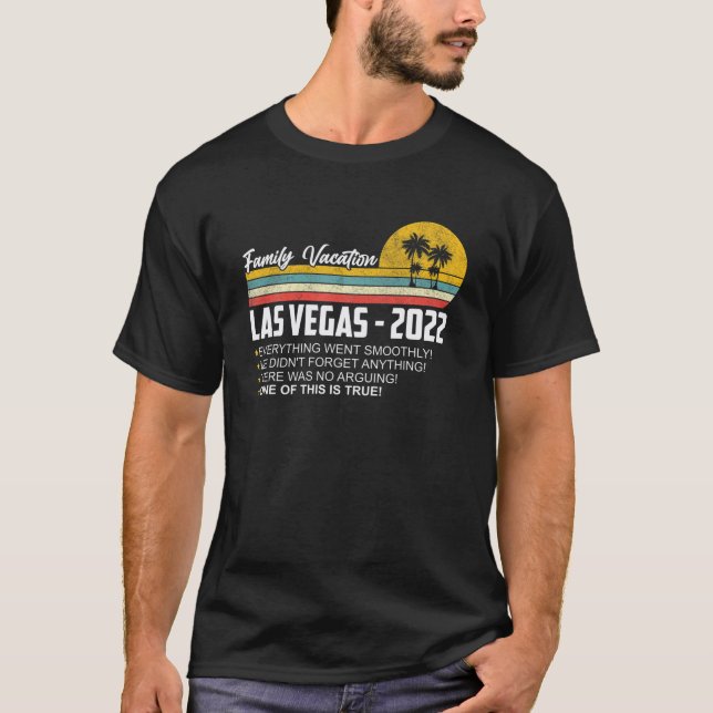 Camiseta Familia Vacaciones Las Vegas 2022 (Anverso)