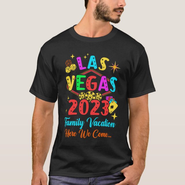 Camiseta Familia Vacaciones Las Vegas 2023 (Anverso)