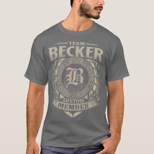 Camiseta Familia Vintage BECKER, miembro de Team BECKER 