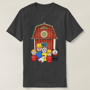 Camiseta Familia Vintage FP Pequeña Gente Granja