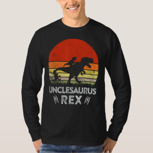 Camiseta Familia Vintage Unclesaurus Rex Dinosaur Mating F