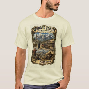 Camiseta Familia Webber Nativos de Colorado