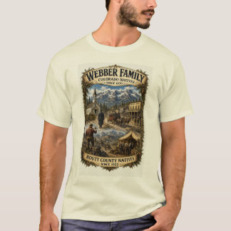 Camiseta Familia Webber Nativos de Colorado
