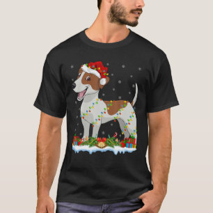 Camiseta Familia Xmas coincidiendo con Santa Jack Russell T