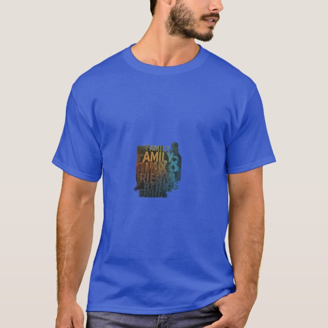 Camiseta Familia y amigos (Anverso)