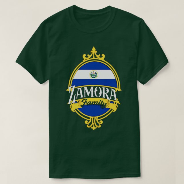 Camiseta Familia Zamora El Salvador (Diseño del anverso)