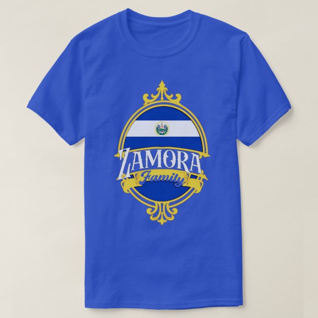 Camiseta Familia Zamora El Salvador (Diseño del anverso)