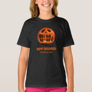Camiseta familiar de Jack o'lantern de Halloween a
