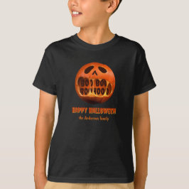 Camiseta familiar de Jack o'lantern de Halloween e