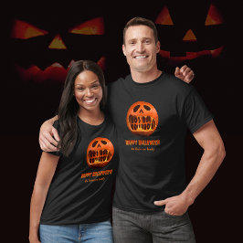Camiseta familiar de Jack o'lantern de Halloween e