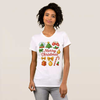 Camiseta Familiar de Navidad Adorable Regalo