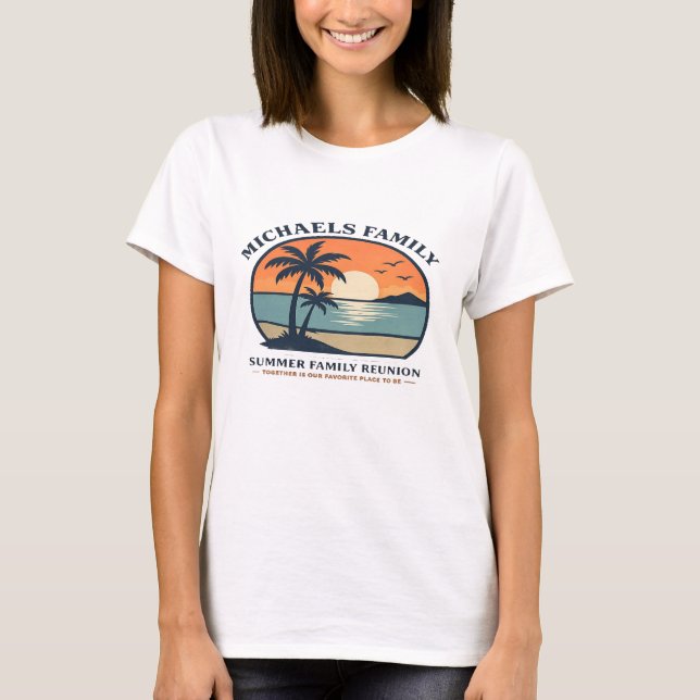 Camiseta familiar de VERANO (Anverso)