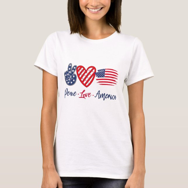 Camiseta familiar del 4 de julio (Anverso)